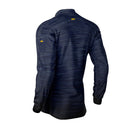 Camisa Masculina Agro Brk Mescla Azul Escuro com Proteção Solar UV50+