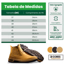 Botina de Couro Legítimo Brk Agro - Caramelo